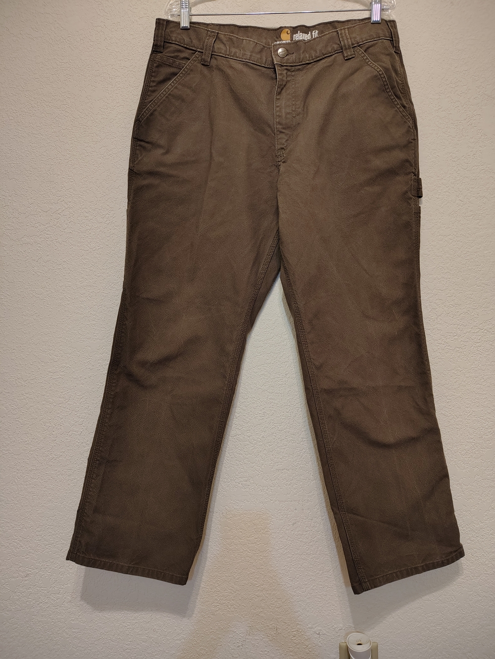 Carhartt Relaxed Fit Utility Carpenter Pants Men's Size 36x30 Army Green